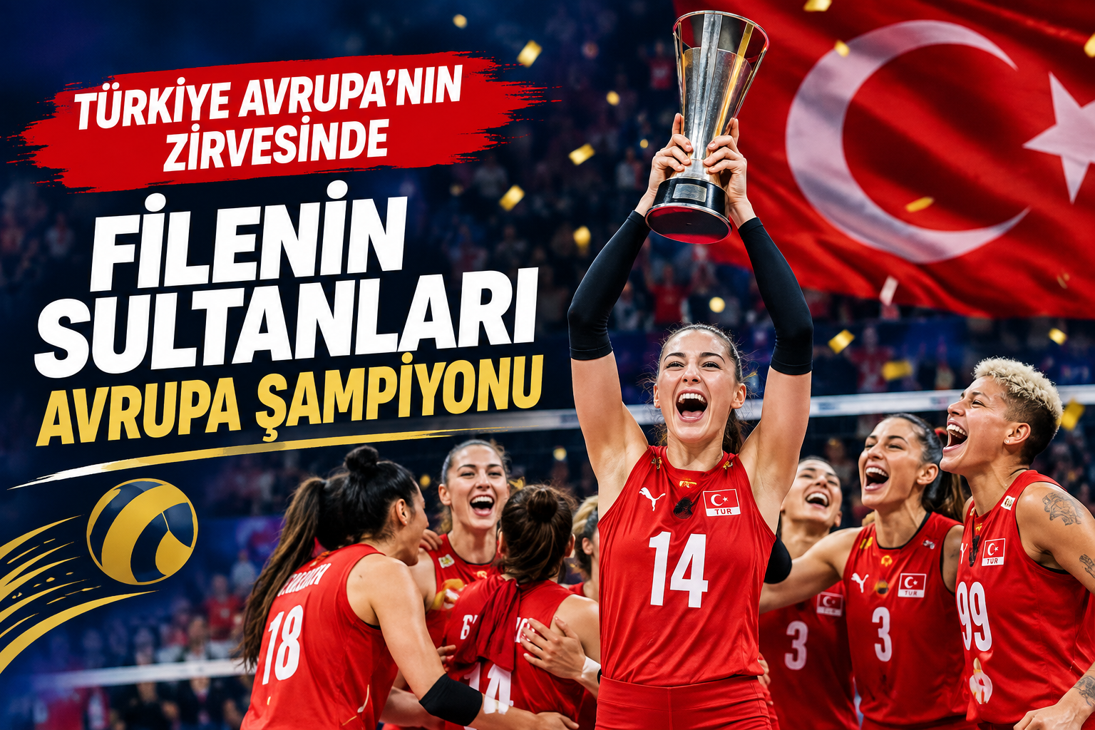 Filenin Sultanları Avrupa şampiyonu oldu