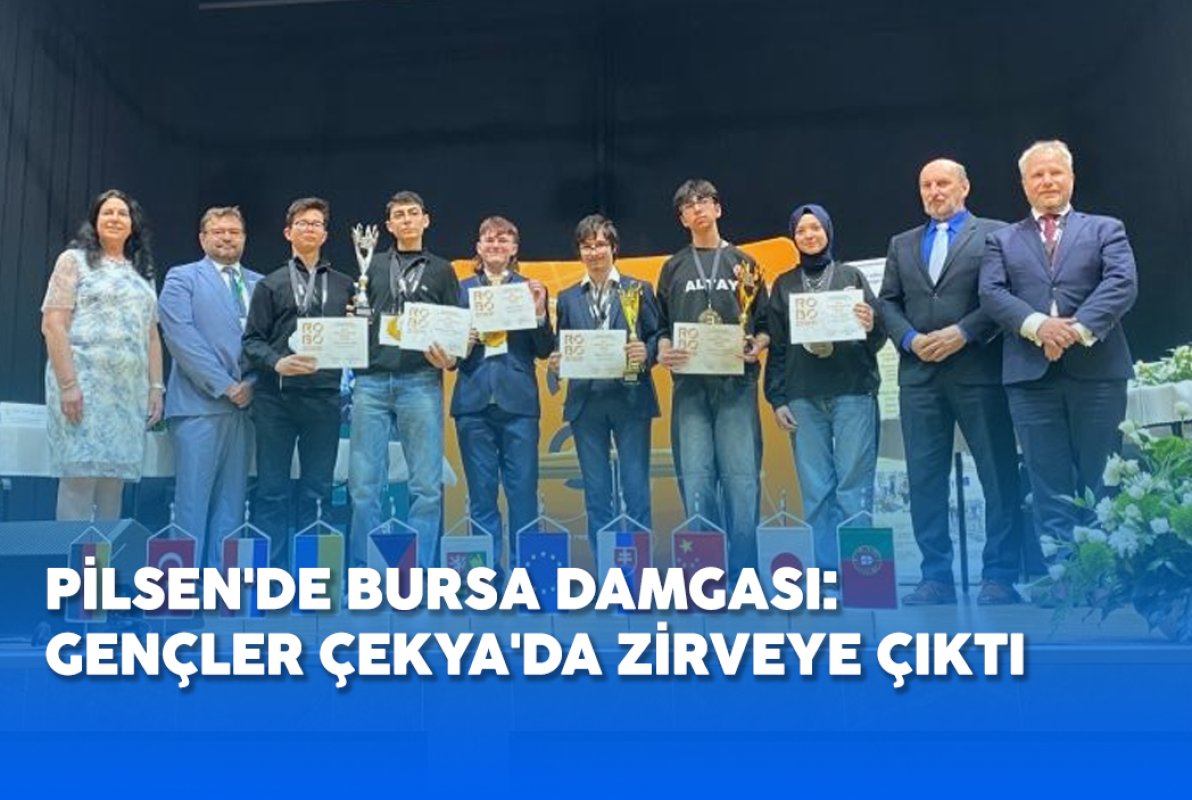 PİLSEN'DE BURSA DAMGASI: GENÇLER ÇEKYA'DA ZİRVEYE ÇIKTI