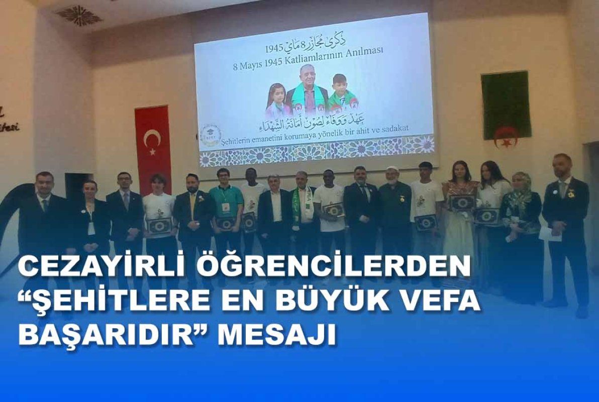 Bursa’da Duygusal Anma: Cezayirli Öğrencilerden “Şehitlere En Büyük Vefa Başarıdır” Mesajı