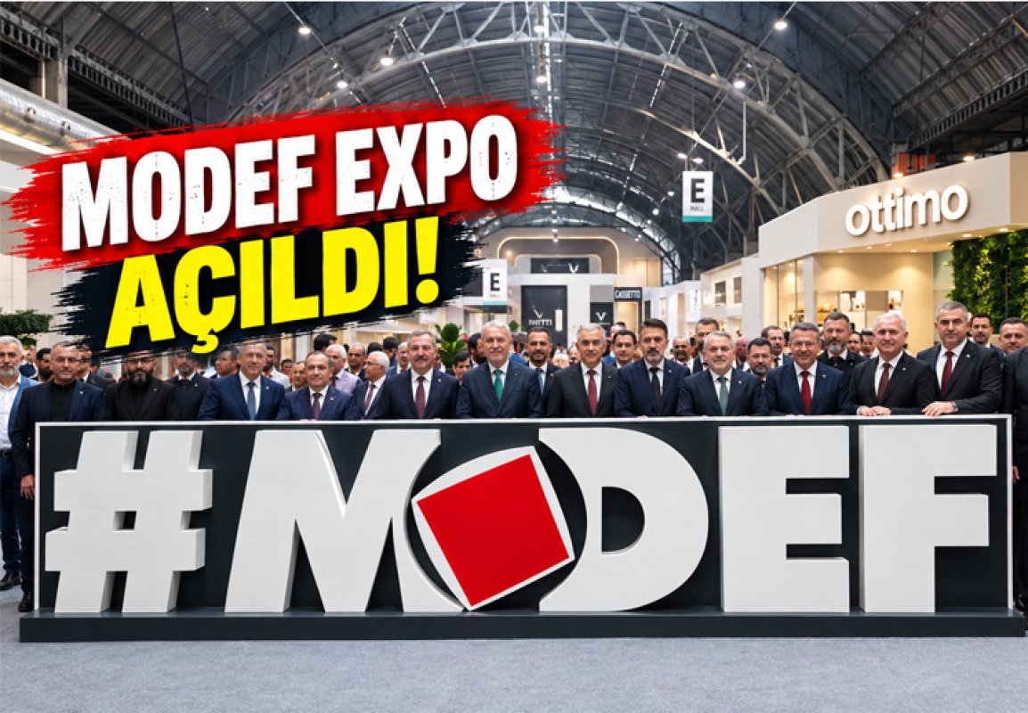 55. Uluslararası MODEF EXPO İnegöl Mobilya Fuarı Açıldı