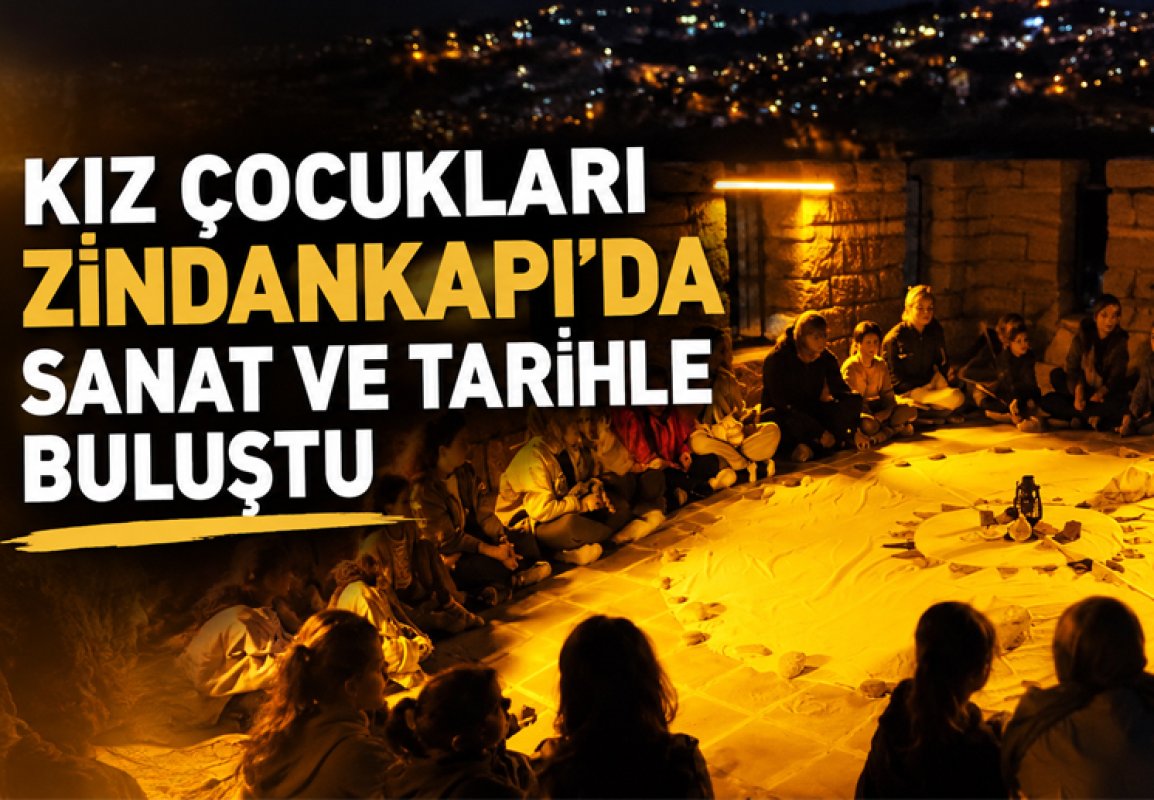 Kız çocukları Zindankapı’da sanat ve tarihle buluştu