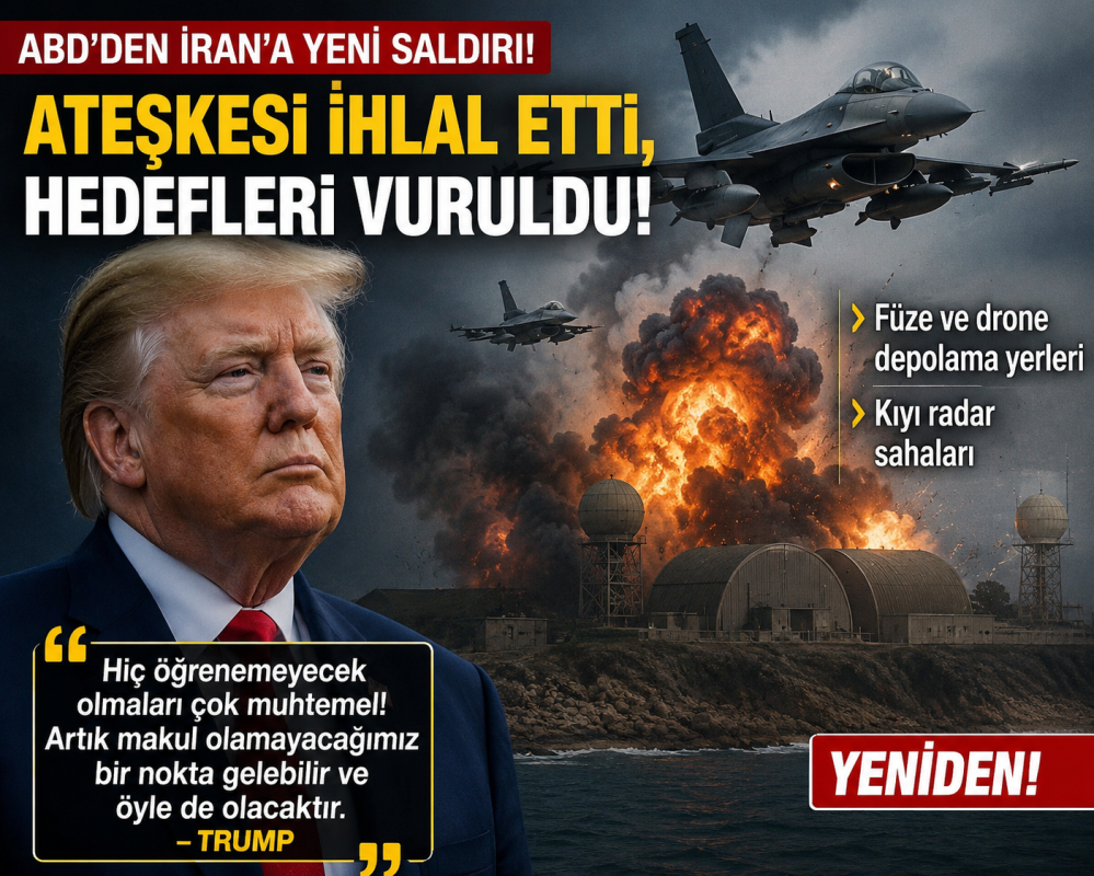 ABD'DEN İRAN'A YENİ HAVA SALDIRISI