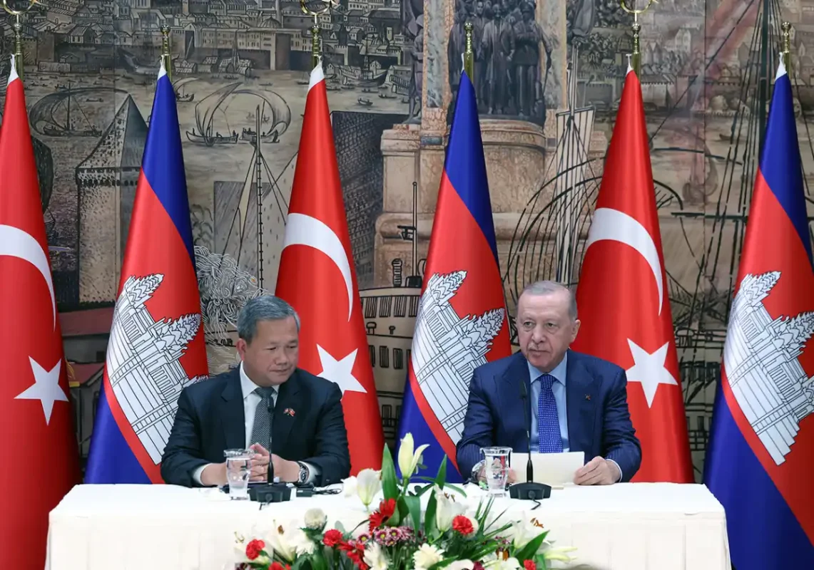 Erdoğan ve Hun Manet’ten Dolmabahçe’de Ortak Açıklama