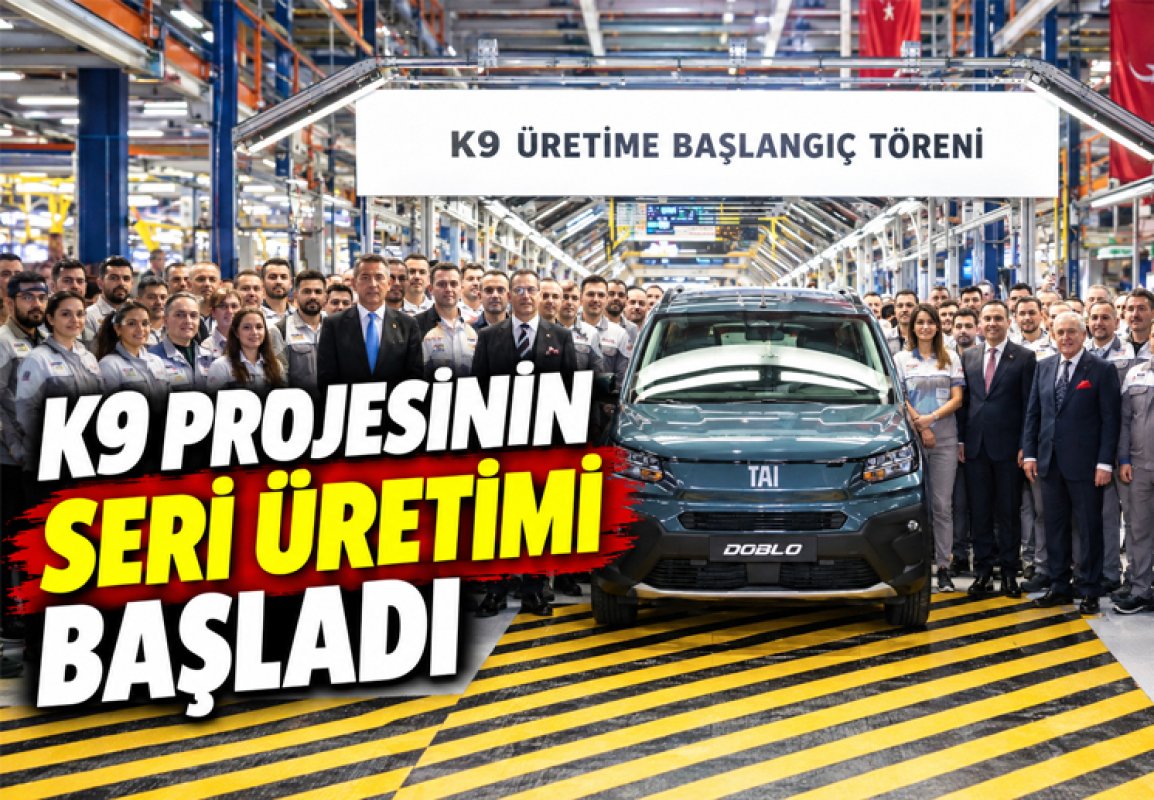 K9 PROJESİNİN SERİ ÜRETİMİ BAŞLADI